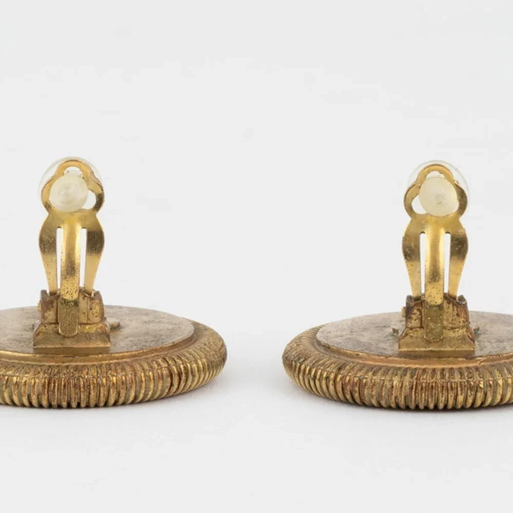 CHANEL Gold Earrings